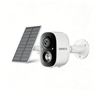 SANSCO Solar Security Camera Wireless Outdoor, Lifetime Free Unlimited Data, NO WiFi 2K Color Night Vision, PTZ 360 View, 2 Way Audio, Motion Detection (Wireless-01)