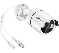 SANSCO True 1080p CCTV Security Camera (Bullet), 2.0MP High Definition, 3.6mm Lens Wide Angle, Improved Day/Night Vision, Waterproof & Vandalproof, Indoor/Outdoor (Non-WiFi), White