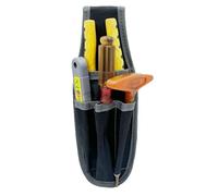 Sanseenia Small Tool Pouch with Belt Clip, Pliers Organizer Holder for Belt, Mini Electrician's Tool Work Bag for Screwdrivers,Snips,Cutters