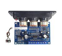 SANSHAN 2.1 Channel Digital Power Amplifier Board+AUX Audio Cable 2x25W+50W BT5.0 Subwoofer Class D Amplifier Board DC12-20V