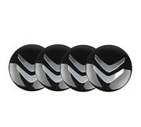SANSHAOS Car Center Hub Caps Sticker Wheel Centre Sticker Badge Logo Wheel Cap Sticker Wheel Trims for Citroen 56mm, Set Of 4