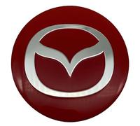 SANSHAOS Car Center Hub Caps Sticker Wheel Centre Sticker Badge Logo Wheel Cap Sticker Wheel Trims for Mazda MX-5 56mm, Set Of 4