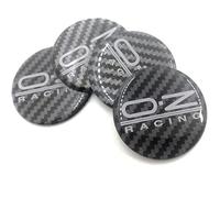 SANSHAOS Car Center Hub Caps Sticker Wheel Centre Sticker Badge Logo Wheel Cap Sticker Wheel Trims for OZ Racing 55 MM 62 MM, Set Of 4,62mm