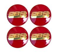 SANSHAOS Car Center Hub Caps Sticker Wheel Centre Sticker Badge Logo Wheel Cap Sticker Wheel Trims for BBS 56MM 60MM 65MM 70MM 80MM, Set Of 4,B-56MM