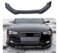 SANSHAOS Car Front Bumper Lip Spoiler for AUDI S5 A5-S-Line 2012-2016 + S4 B8.5 A4-S-Line 2012-2015, ABS Body Splitter Kit Anti Collision Car Protector Decorative