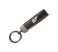 SANSHAOS Car Keyring for Ford ST, Car Key Chain for Men and Women Car Accessories Fob Replacement Business Gifts,Black