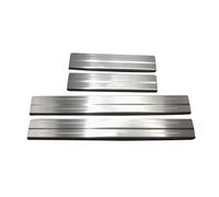 SANSHAOWUDI 4Pcs Thickening Car Door Sill Scuff Plate for Audi A1 A3 RS3 A4 A5 A6 A7 RS7 A8 Q3 Q5 Q7 R8, Welcome Pedal Guard Kick Plates Threshold Cover Stainless Steel Car Door Sill Protector
