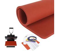 SANSHARE Heat Press Mat 15x15/16x20/16x24/12x15 for Craft Vinyl Ironing Insulation Transfer, Double Sides Iron Mat for Heat Press Machines (15x15")