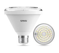 SANSI 24W Grow Light Bulb for Plants, IP54, Full Spectrum E27, High PPFD