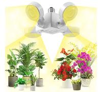 SANSI 30W Grow Light for Indoor Plants 4 Adjustable Panels, Full Spectrum