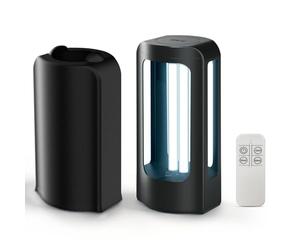 SANSI 42W UV Light Sanitizer with Remote Control Timer, 99.9% UVC Lamp 254nm Wavelength, Portable Ultraviolet Light for Bedroom Hotel Kitchen Bathroom Cleaning- Ozone Free