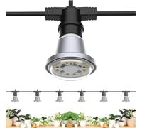 SANSI Hanging Grow Light String, 6 E27 Bulbs 12W, IP65 Waterproof, 22ft