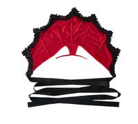 SANSIWU Halloween Gothic Stand Up Vampire Collar Victorian Queen Costume Accessory (Red, One Size)