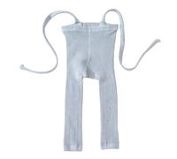 SANSIWU Infant Baby Girl Boy Tights Solid color Cute Footless Pantyhose with Suspenders Stretch Pants Stockings High Waist Leggings (Blue A, 12_months-24_months)