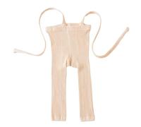 SANSIWU Infant Baby Girl Boy Tights Solid color Cute Footless Pantyhose with Suspenders Stretch Pants Stockings High Waist Leggings (Beige A, 12_months-24_months)