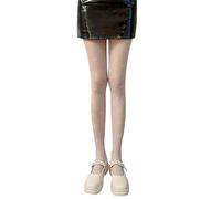 SANSIWU Japanese Style Women Sexy Lace Pantyhose Sweet Love Heart Pattern Jacquard Tights High Waist Pantyhose E-Girls (Bow White, ONE SIZE)