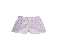 SANSIWU Women Y2k Gingham Boxer Shorts Plaid Striped Printed Elastic Low Waist Cute Mini Bloomers Loose Fit Boy Shorts (A-Purple1, S)