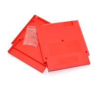 SanSixi 72 Pin Game Card Shell Game Cartridge Replacement Shell for NES Cover Plastic Case with 3 screws (Transparent blue)