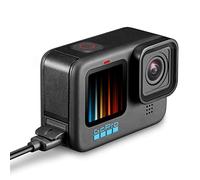 SanSixi New Battery Side Cover for GoPro Hero 10 9 Black Removable Battery Door Lid Charging Case Port for Go Pro Hero9 GoPro9 Accessories With dust plug