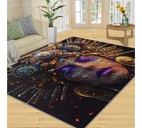 SANSJI Ethnic Rugs for Living Room Native Americans Bedroom Rug 150x180, Tribal Woman Carpet, Indoor Washable Rug, Non Slip & Low Pile Area Rugs & Home Decor