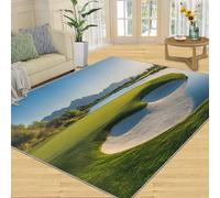 SANSJI Rug - Landscape Home Decor 60x180 Area Rug, Golf Course Rugs for Living Room, Washable Rugs for Bedroom, Indoor Carpet, Non Slip & Low Pile, Lake Nature Gifts
