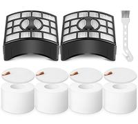 Sansoak NV601UK Filters for Shark Lift Away Hoover Upright Vacuum NV600UK NV600UKT NV601UK NV601UKT NV700UK NV700UKT UV700, 2 Hepa and 4 Foam & 4 Felt Filters Replacement Part XFF600 XHF600