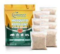Sanspest Mosquito Repellent Outdoor, Anti Mosquito, Midge Repellent, Citronella Oil Insect Repellent, Mosquito-Repellent Room, Effective Anti Midge, Gants, Fleas & Other Biting Flies,8 pcs