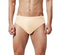 Sanstrong Men Dance Briefs Full Seat Ballets Male Dancewear Nude Wide Waist Briefs Dance Ballets Belt for Men Dance Underwear Panties