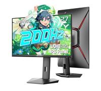 SANSUI 27 inch WQHD 180Hz Gaming Monitor 1440P-AMD FreeSync 1ms DCI-P3 93% Fast IPS Computer Monitor,Height Adjustable Vertical/Horizontal Rotating, 2×DisplayPort/HDMI 丨HDR丨Low Motion Blur 丨Speakers