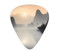 Sansui, Japanese company Patterned guitar picks - (thin/medium/thick) free to choose, suitable for all kinds of string instruments,
