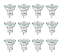 SANSUN 12 Pack 3W MR11 12V 20W Halogen Replacement GU4 Bi-pin Base Daylight White 4000K Non Dimmable LED Bulbs