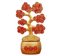 SANSWUNIU 1 Pcs Bonsai Style Money Tree，Success Coin Trees，Golden Faucet Tree，for Chinese New Year Decoration Wealth Positive Energy (Color:Color 4)
