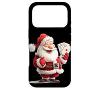 Santa Ace Look for Card Games Lovers in Christmas Case for iPhone 17 Pro