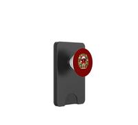 Santa Afro Kid Girl Sunglasses Xmas Floral Cirle Colorful PopSockets PopWallet for MagSafe