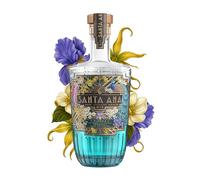 Santa Ana Gin Florale 70cl (42.3% ABV) - Premium Gin with Floral Notes, Ylang-Ylang & Exquisite Philippine Botanicals | Distilled in France Using Perfumery-Inspired Techniques - Ideal for Cocktails