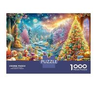 Santa And Elves in A Cozy Workshop 1000-Piece Jigsaw Puzzle Brain Training for Adults & Kids 70x50cm/1000pcs