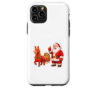 Santa Approving Sleigh Ride With Horse Case for iPhone 11 Pro