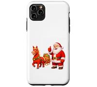 Santa Approving Sleigh Ride With Horse Case for iPhone 11 Pro Max
