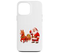 Santa Approving Sleigh Ride With Horse Case for iPhone 13 Pro Max