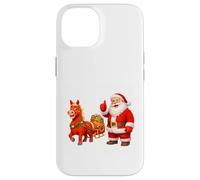 Santa Approving Sleigh Ride With Horse Case for iPhone 14
