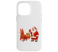 Santa Approving Sleigh Ride With Horse Case for iPhone 14 Pro Max