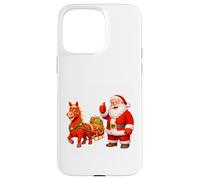 Santa Approving Sleigh Ride With Horse Case for iPhone 15 Pro Max