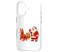 Santa Approving Sleigh Ride With Horse Case for iPhone 17