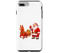 Santa Approving Sleigh Ride With Horse Case for iPhone 7 Plus/8 Plus