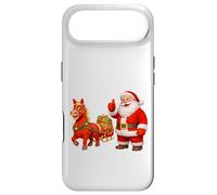 Santa Approving Sleigh Ride With Horse Case for iPhone Air