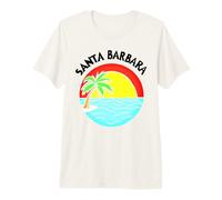 Santa Barbara Beach California Surf Vintage Cali Isla Vista Premium T-Shirt