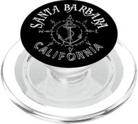 Santa Barbara California Sailing Boat Compass Rose PopSockets PopGrip for MagSafe