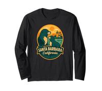 Santa Barbara California Sea Lion Mother and Pup Design Long Sleeve T-Shirt