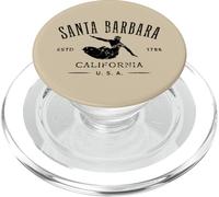 Santa Barbara California Surf Distressed Design PopSockets PopGrip for MagSafe
