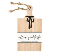 Santa Barbara Design Studio Charcuterie Boards Wood Serving Tray for Cheese, Meat, and Fruit, Black Bow, Mini - Set of 2